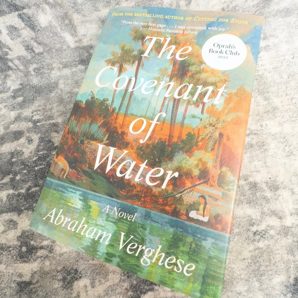 The Covenant of Water by Abraham Verghese Hardcover Oprah's Book Club 2023
